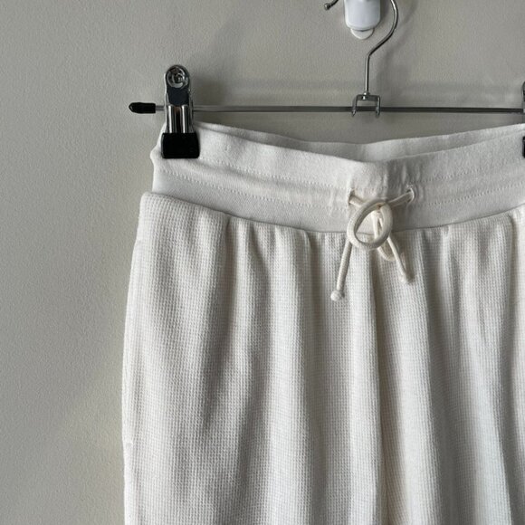 SUNDAY Best Baby Waffle Jogger Waffle Knit Pants High Rise White XXS - Picture 4 of 9